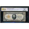 Image 1 : 1928 $20 Gold Certificate PCGS 63