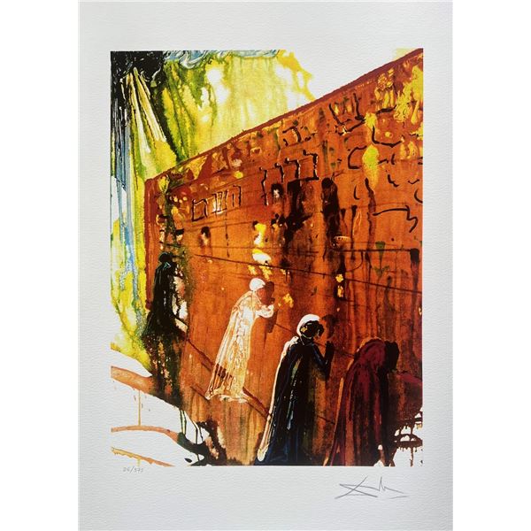Salvador Dali WAILING WALL Facsimile Signed & Numbered Giclee