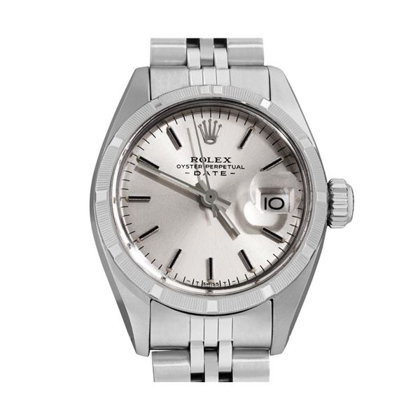 Rolex Ladies Stainless Steel 26MM Date Watch