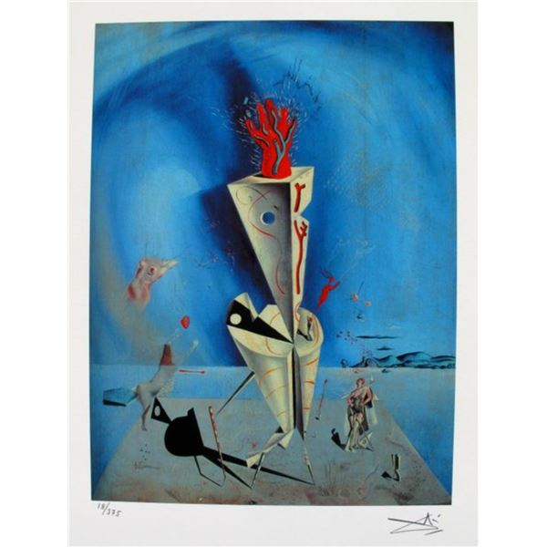Salvador Dali APARATUS AT HAND Facsimile Signed & Numbered Giclee
