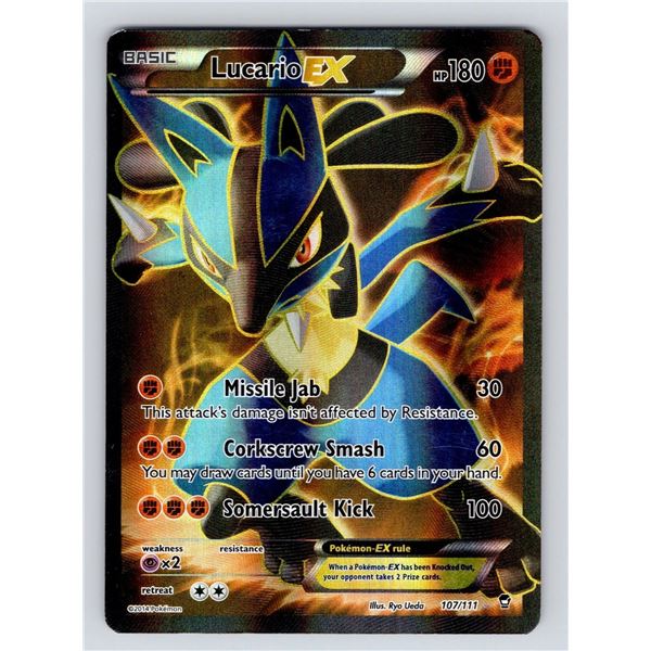 Lucario EX HP 180 Furios Fists