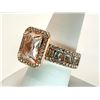 Image 8 : Sparkling 5 Ct Radiant Cut Lab Simulated Light Pink Diamond Ring
