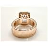 Image 9 : Sparkling 5 Ct Radiant Cut Lab Simulated Light Pink Diamond Ring