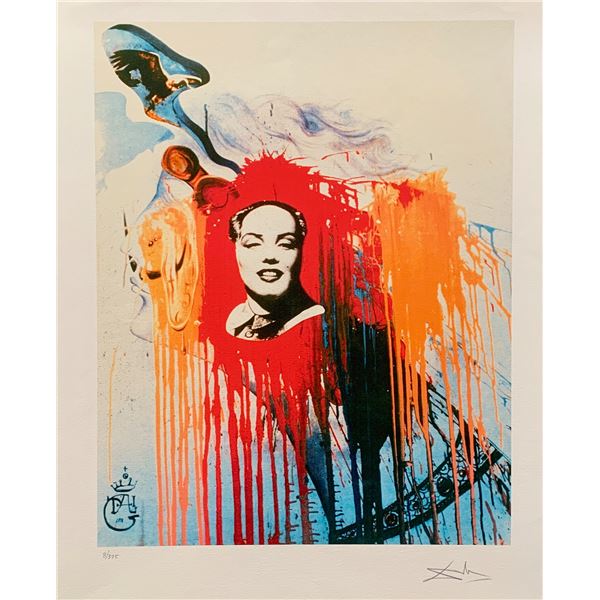 Salvador Dali MARILYN MONROE MAO Facsimile Signed & Numbered Giclee