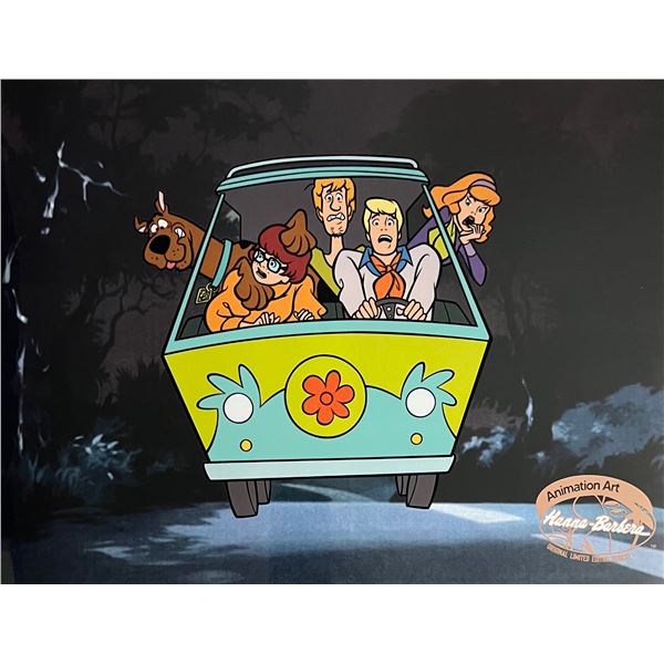 SCOOBY DOO Mystery Machine Sericel Animation Art Cel Hanna Barbera