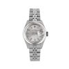 Image 1 : Rolex Ladies Stainless Steel Silver Index Smooth Bezel Quickset Date Watch
