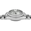 Image 5 : Rolex Ladies Stainless Steel Silver Index Smooth Bezel Quickset Date Watch