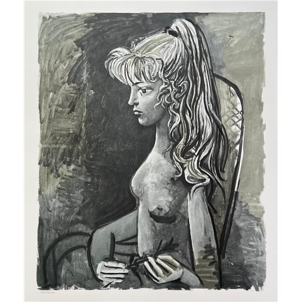 Pablo Picasso SYLVETTE AU FAUTEUIL 1980 Limited Edition Lithograph