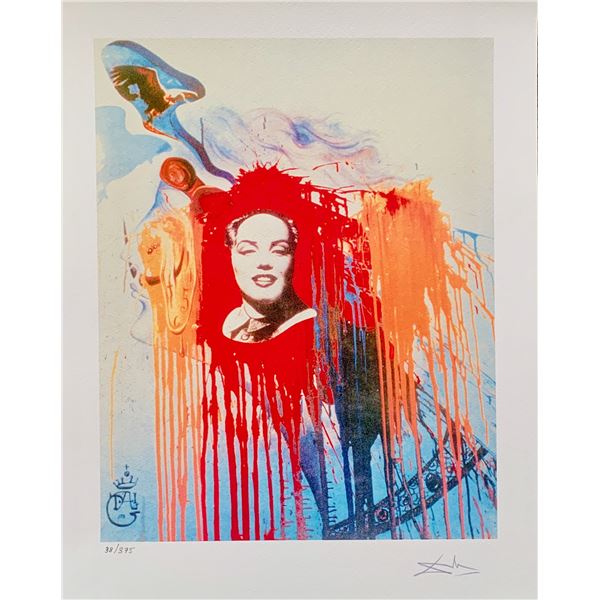 Salvador Dali MARILYN MONROE MAO Facsimile Signed & Numbered Giclee