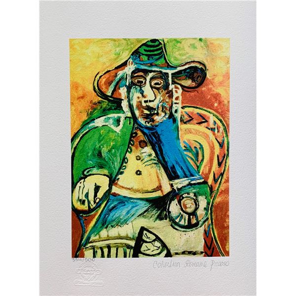 Pablo Picasso SEATED OLD MAN Estate Signed Limited Edition Giclee