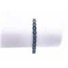 Image 3 : Plated 18KT White Gold 27ctw Russian Color Change Lab Simulated Alexandrite Tennis Bracelet