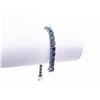 Image 4 : Plated 18KT White Gold 27ctw Russian Color Change Lab Simulated Alexandrite Tennis Bracelet