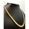 Image 1 : 18KT White Gold Plated 69ctw Lemon Yellow Moissanite Tennis Necklace
