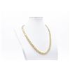 Image 4 : 18KT White Gold Plated 69ctw Lemon Yellow Moissanite Tennis Necklace