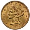 Image 2 : 1879 $2.5 Liberty Head Quarter Eagle Gold Coin PCGS AU58