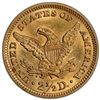 Image 3 : 1879 $2.5 Liberty Head Quarter Eagle Gold Coin PCGS AU58