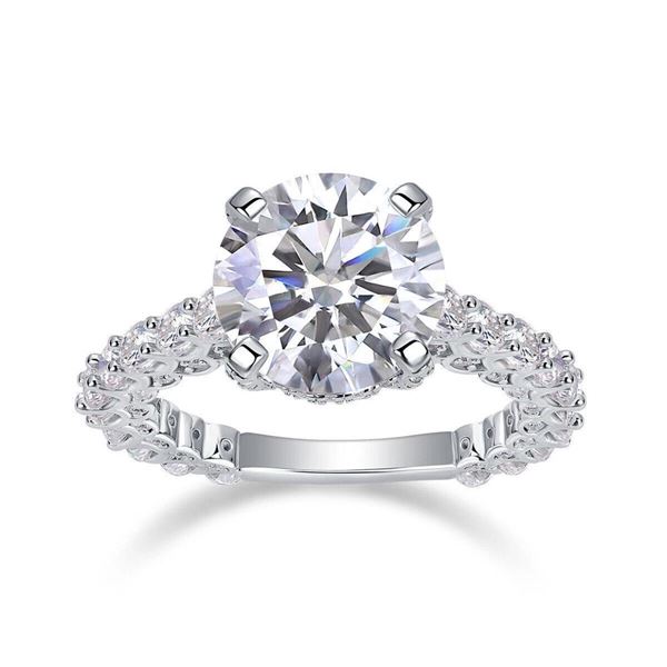 Sterling Silver 5ct Moissanite Ring
