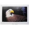 Image 1 : ROCK NEWCOMB TIMELESS SYMBOL EAGLE Hand Signed Limited Edition Art Lithograph