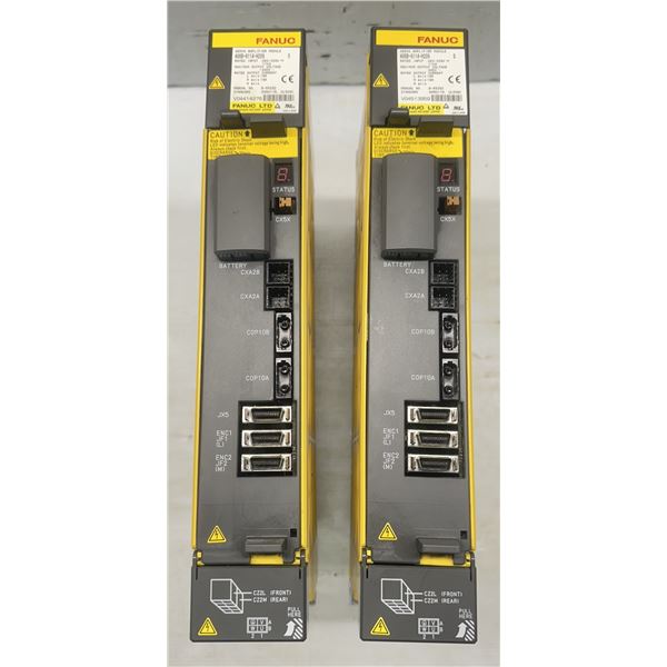 (2) Fanuc #A06B-6114-H209 Servo Amplifiers