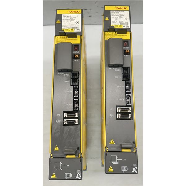 (2) Fanuc #A06B-6114-H105 Servo Amplifiers