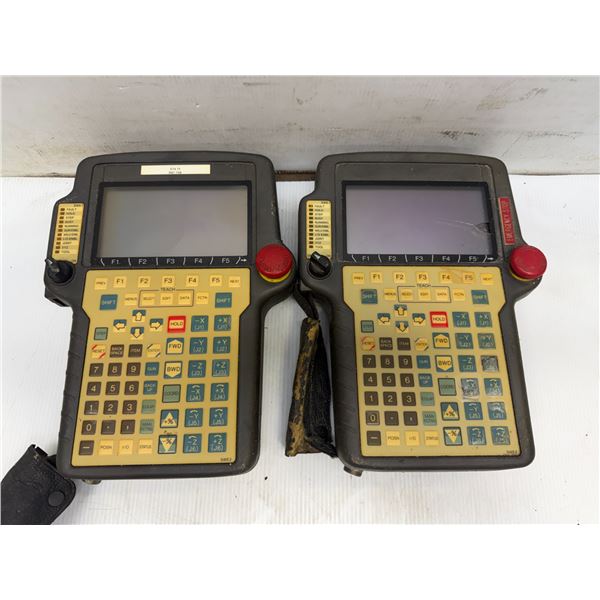 (2) Fanuc #A05B-2301-C300 Teach Pendants