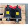 Image 2 : (2) Fanuc #A06B-0165-B088 Servo Motors
