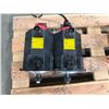 Image 2 : (2) Fanuc #A06B-0034-B675 Servo Motors