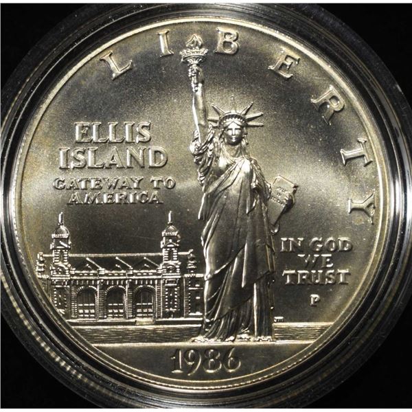 1986-P COMMEM $1 90% SILVER