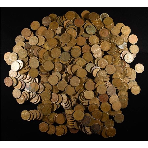 (500) 40'S & 50'S WHEAT CENTS