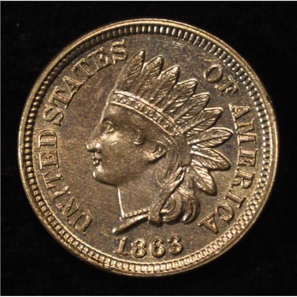 1863 CN INDIAN CENT CH/GEM BU