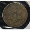Image 1 : 1851 3-CENT SILVER VF