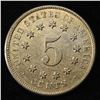 Image 2 : 1879 SHIELD NICKEL CH AU