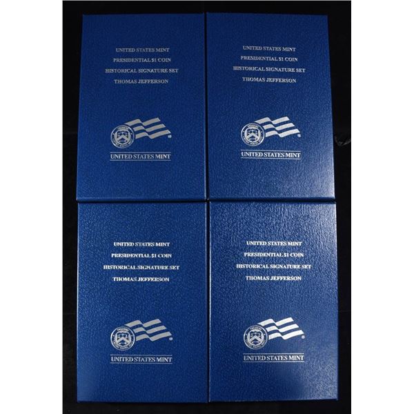 (4) 2007 THOMAS JEFFERSON HISTORCIAL SIGNATURE SET