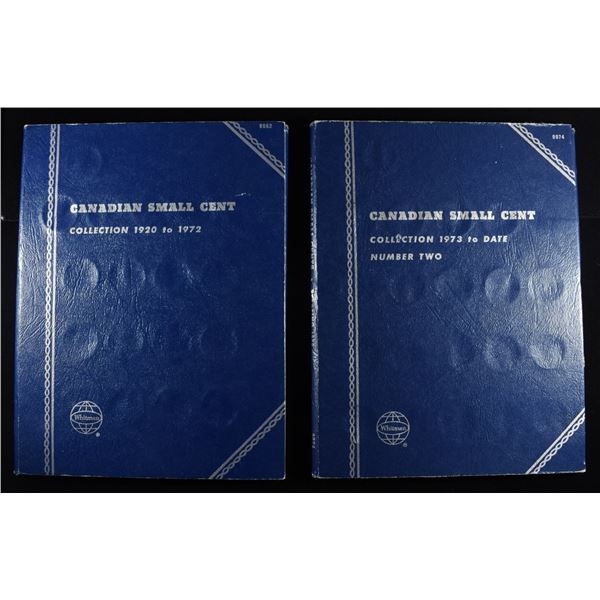 (2) CANADIAN SMALL CENT COLLECTION WHITMAN