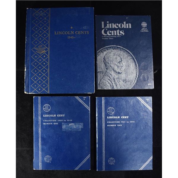 (4) LINCOLN CENT COLLECTIONS WHITMAN
