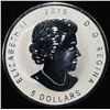 Image 2 : 2015 MAPLE LEAF 1 OZ .999 SILVER ROUND
