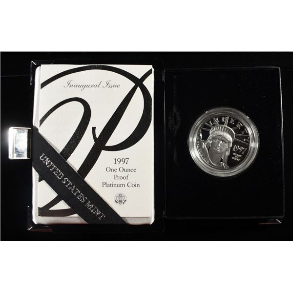1997-W STATUE OF LIBERTY 1 OZ PLATINUM PROOF