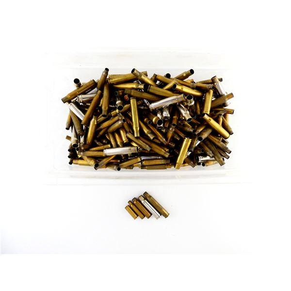 NON-PRIMED ASSORTED BRASS AND NICKEL CASES LOT