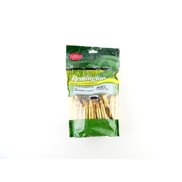 NEW NON-PRIMED REMINGTON .25-06 REM BRASS CASES LOT