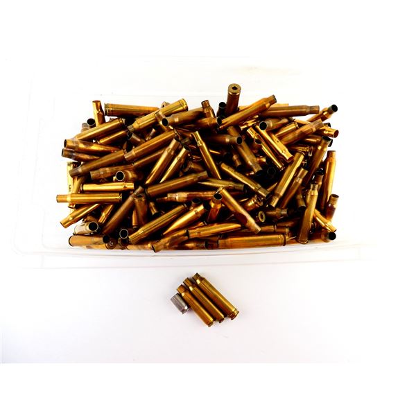 NON-PRIMED ASSORTED BRASS AND NICKEL CASES LOT