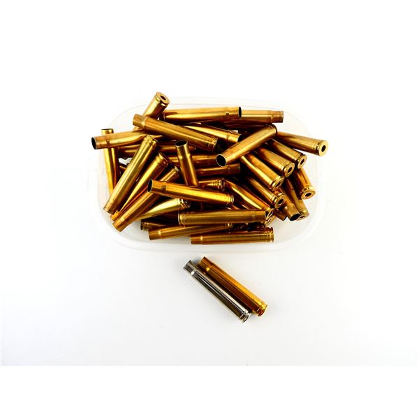 NON-PRIMED ASSORTED .375 H&H MAG BRASS AND NICKEL CASES LOT