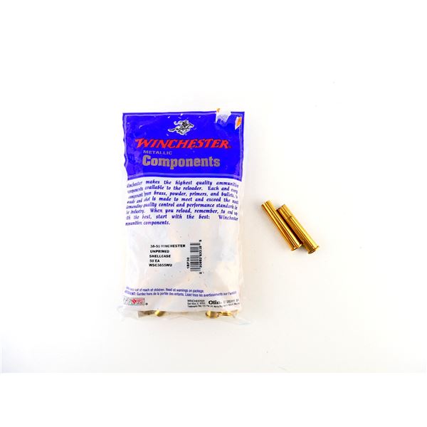 NEW AND USED NON-PRIMED WINCHESTER .38-55 WIN BRASS CASES LOT