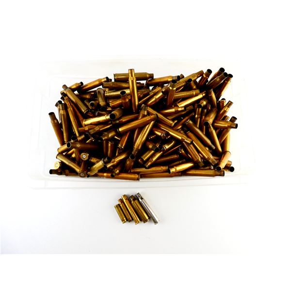 NON-PRIMED ASSORTED BRASS AND NICKEL CASES LOT