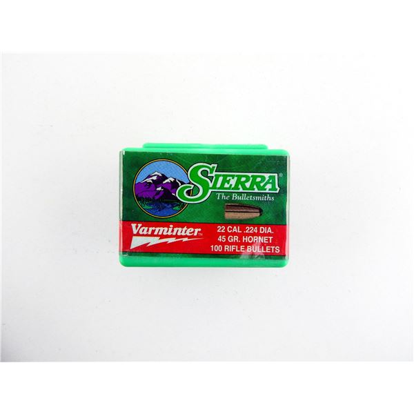 SIERRA .22 CALIBER BULLETS LOT