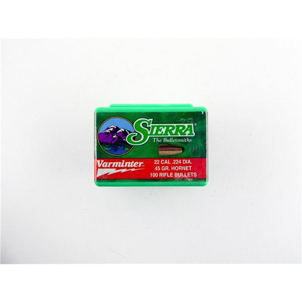 SIERRA .22 CALIBER BULLETS LOT