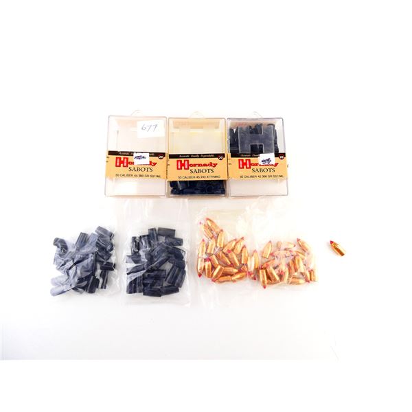HORNADY .50 CALIBER (45) SABOTS LOT
