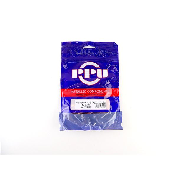 PPU .303 CALIBER BULLETS LOT