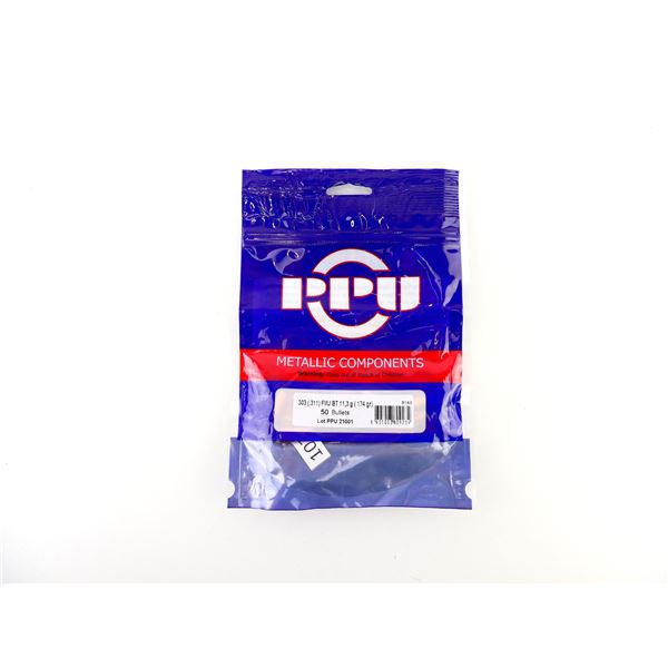 PPU .303 CALIBER BULLETS LOT