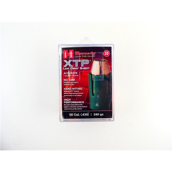 HORNADY .50 CALIBER MUZZLELOADING SABOT WITH .44 CALIBER BULLET LOT
