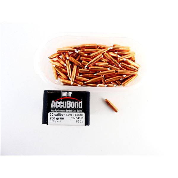 NOSLER .30 CALIBER BULLETS LOT
